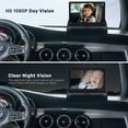 thumbnail image 4 of Baby Car Camera, HDJ 4.3'' HD Night Vision Function Car Mirror Display, 360° Adjustable Safety Car Seat Mirror Camera Monitored Mirror with Wide Clear View, Easily Observe Baby’s Move, 4 of 8