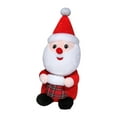 thumbnail image 2 of Santa Claus Plush Toy, 10-Inch Soft Stuffed Santa Doll for Christmas Tree & Home Decor, Holiday Gift for Kids & Family in 3 Styles，B, 2 of 7
