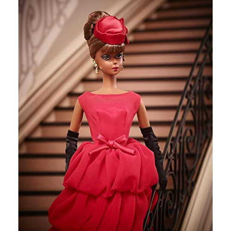 Little Red Dress Barbie Doll Genuine Silkstone Body Gold Label BFMC CGT26