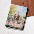 thumbnail image 5 of Happy Mother's Day Chesapeake Bay Retriever with Sweets and Flowers at a Picnic Travel Passport Wallet Chessie Dog Lover PU Leather Passport Holder Cover - 13005, 5 of 5