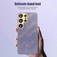 thumbnail image 5 of For Samsung Galaxy S25 Ultra Case Electroplating Ripple Texture PU + TPU + PC Phone Back Cover - Gre, 5 of 5