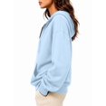 thumbnail image 3 of Women's Hoodies Fall Fashion Outfits Workout Sweatshirts Y2k Winter Zip Up Jackets Oversized Tops L, 3 of 7