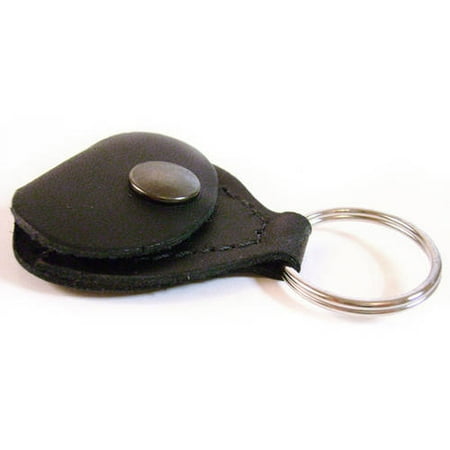 232 Leather - Perri's Leathers Leather Guitar Pick Holder/Key Chain, Black