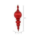 thumbnail image 2 of Vickerman 28" Red Shiny Finial Ornament, 2 of 3
