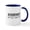 White/Navy Inside, variant on CafePress - Accountants Work Assets Off Mugs - 11 oz Ceramic Mug - Novelty Coffee Tea Cup