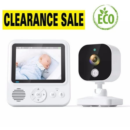 Bitiwend 2.8" Video Baby Monitor with Camera and Audio, Night Vision, Real Time, VOX Mode, Temperature Sensor