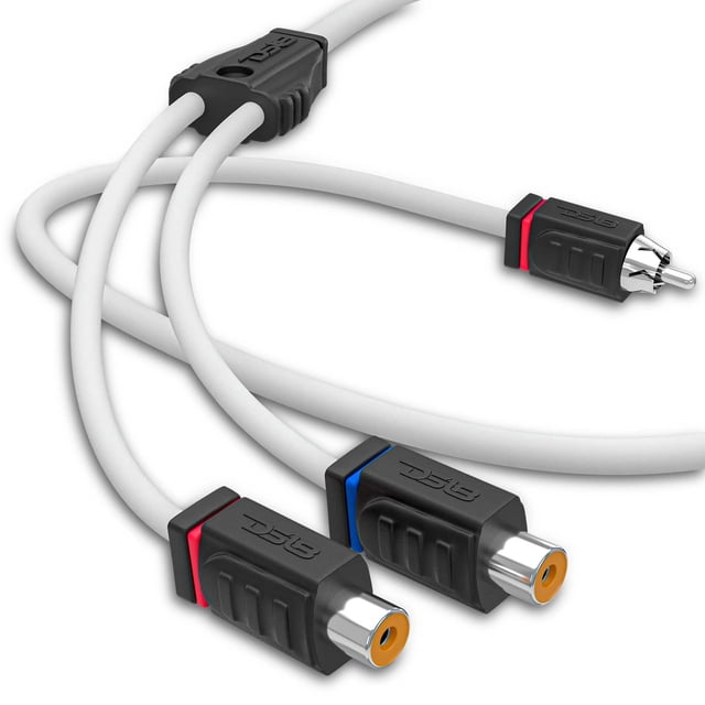 Cable conector adaptador RCA Y DS18 MOFCR-2F1M