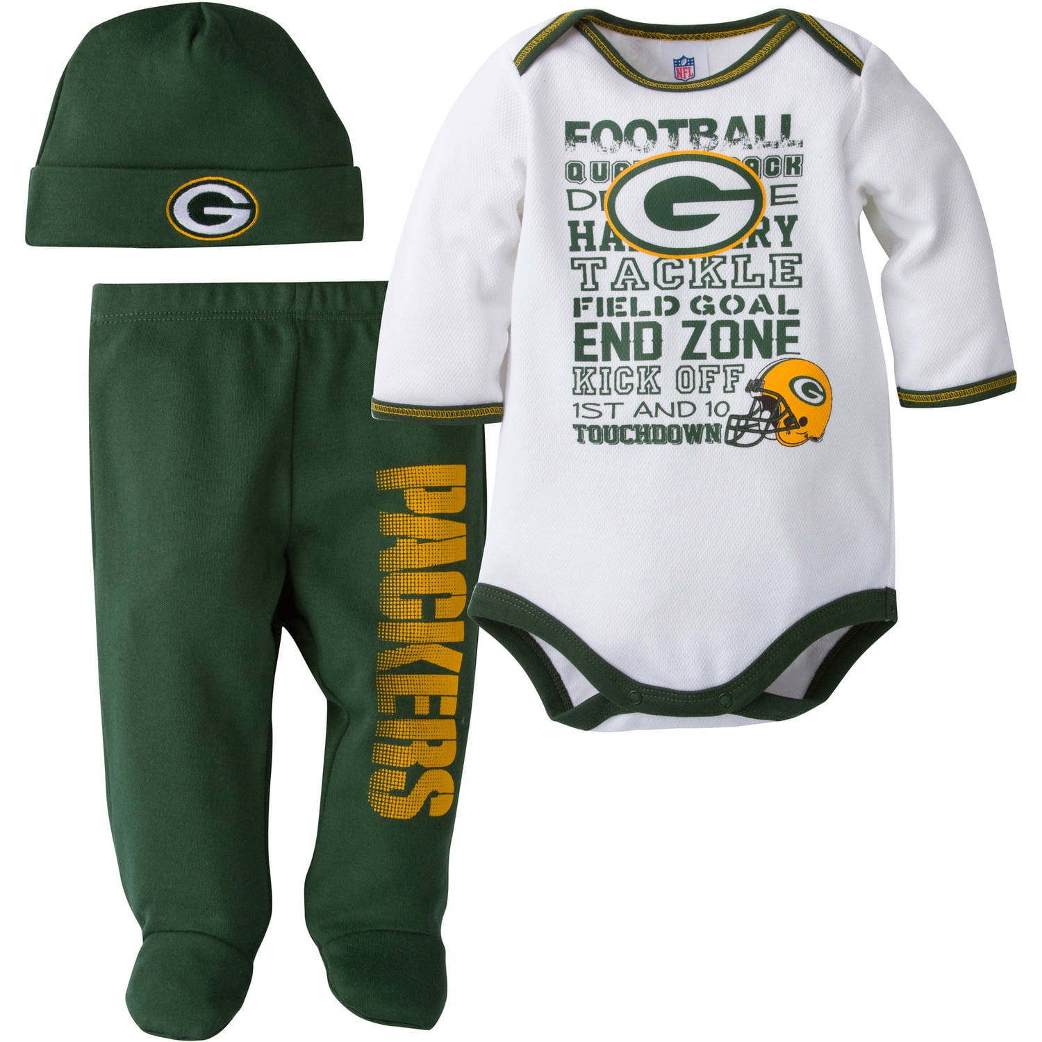 green bay packers baby outfit