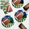 Creative Converting Football Multi-color Tailgate Kit Party Supply Set, 56 Pieces