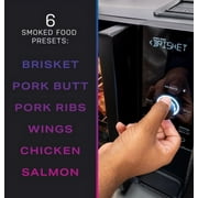GE Appliances Profile Wood Pellet Food Smoker with Active Smoke Filtration and Precision Smoke Control