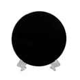thumbnail image 1 of Disco de obsidiana negra Espejo redondo Placa redonda Disco plano Disco circular Mini obsidiana 6cm, 1 of 9