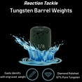 thumbnail image 3 of Reaction Tackle Tungsten Barrel Weights - 3/4oz-Green Pumpkin, 3 of 4