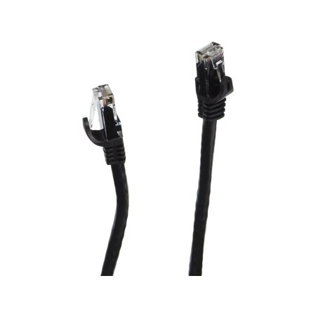 UPC: 0844660098270 | Monoprice FLEXboot Series Cat6 24AWG UTP Ethernet Network Patch Cable  50ft Black – 50 ft Category 6 Network Cable for Network Device – First End: 1 x RJ-45 Network – Male – Second End: 1 x RJ-45 N…