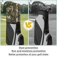 thumbnail image 6 of Yuyamidu Camo Hunting Golf Bag Cover Portable Golf Bag Rain Cover Wood Golf Caddy Bags Covers Golf Gifts for Men Women Golf Club Bag Accessory, 6 of 8