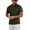 Green, variant on Ambiloof Men's Waffle Henley Shirts Short Sleeve T-Shirt Stylish Casual 5 Button Placket Slim Fit Tee Thermal Pullover White/S