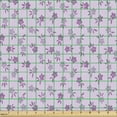 thumbnail image 2 of Ambesonne Cherry Blossom Fabric by the Yard Upholstery, Japanese Flora Art, 3 Yards, Pale Mauve and Purple, 2 of 5
