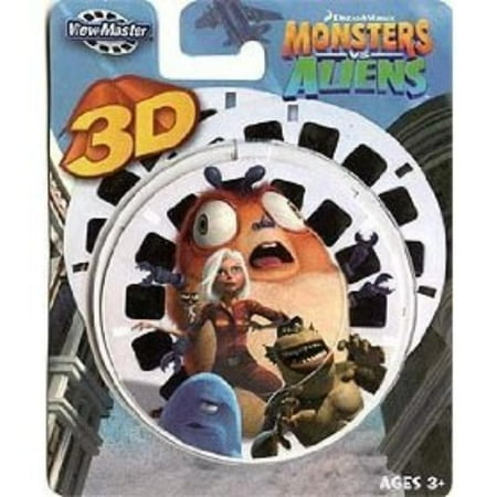 Learning 3d Reels - View-Master 3D Reels Monsters vs. Aliens, Monsters and Aliens By Monsters and Aliens