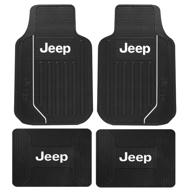 Plasticolor 001611Zx4 Jeep Elite Juego De Alfombrillas Delanteras Y Traseras De 4 Piezas