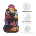 thumbnail image 4 of Fotbe Cartoon Big-Eyed Dog Funda para Asiento de Auto con Estampado – Impermeable y Antisudor – Ajuste Universal, Lavable a Máquina, Antideslizante (1 Pieza), 4 of 5