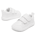 thumbnail image 4 of Toddler Shoes Baby Wide Barefoot Shoes Boy Girl Walking Shoes Non-Slip Minimalist Sneakers Comfort Zero Drop Tennis Outdoor Activities White 15-18 Months, 4 of 7