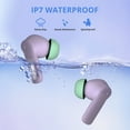 thumbnail image 6 of Haysky Wireless Earbuds, Hi-Fi True Wireless Bluetooth Earbuds with 50H Playtime, Comfort Fit Noise Cancelling Earphones for Phone Laptop Sports, Purple, 6 of 8