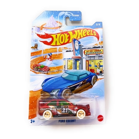 Hot Wheels Winter Holiday Ford Escort