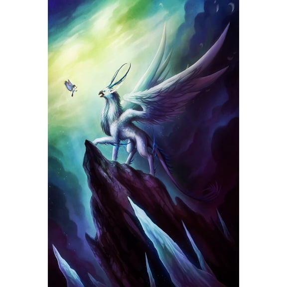 Marmont Hill "Gryphon" Painting Print on Canvas