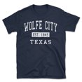 thumbnail image 1 of Wolfe City Texas Classic Established Men's Cotton T-Shirt, 1 of 1