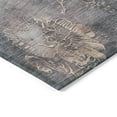 thumbnail image 6 of Dalyn Rugs Machine Washable Indoor/Outdoor Chantille Gray 8' x 8' Round Rug, 6 of 7