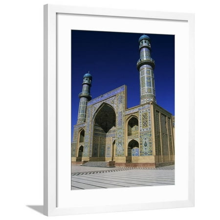Friday Mosque (Masjet-Ejam), Restored Since 1943, Originally Laid out in the Year 1200 Framed Print Wall Art By Jane
