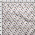 thumbnail image 3 of oneOone Polyester Lycra White Fabric Feather Feather Craft Project Decor Fabric Print By The Yards 56 -Inch Wide, 3 of 4