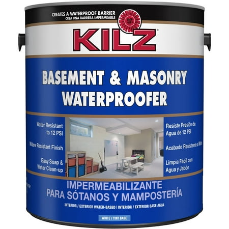 KILZ Basement and Masonry Waterproofer (Best Paint For Exterior Concrete Walls)