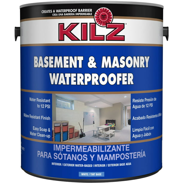 Kilz Basement And Masonry Waterproofing, Best Rated Basement Waterproofing Paint