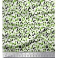 thumbnail image 1 of Soimoi Poly Georgette Fabric Leopard Animal Skin Printed Craft Fabric by The Yard 42 Inch Wide, 1 of 1