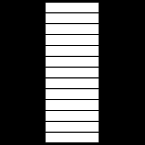13 Pcs White Stair Riser Decals, Peel and Stick PVC Stair Stickers, Self-Adhesive Stair Decorative Strips for Stairs, Cabinets, Drawers, Floors, Walls, Minimalist Home Decor, 7.1 x 39.4"