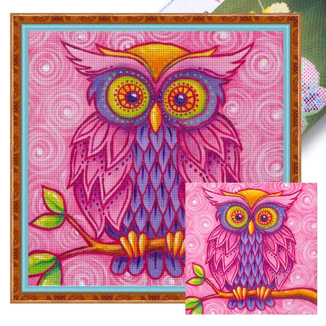 Hilo Algodón Ecológico Bordado 11CT 3 Hebras Impresión 40*40cm Wdftyju