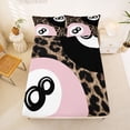 thumbnail image 5 of Erosebridal Billiards Games Queen Sheet Sets,Chic Leopard Print Bed Set For Ball Game Lovers 4-Piece, 5 of 6