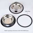 thumbnail image 5 of Byepica 2PCS Pet Bowl Stainless Steel Non-skid Cute Dog Bowl Cat Bowl with 2 Food Scoop, 5 of 9