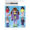 BUTTERICK PATTERNS B4089 18 Doll Clothes One Size Only