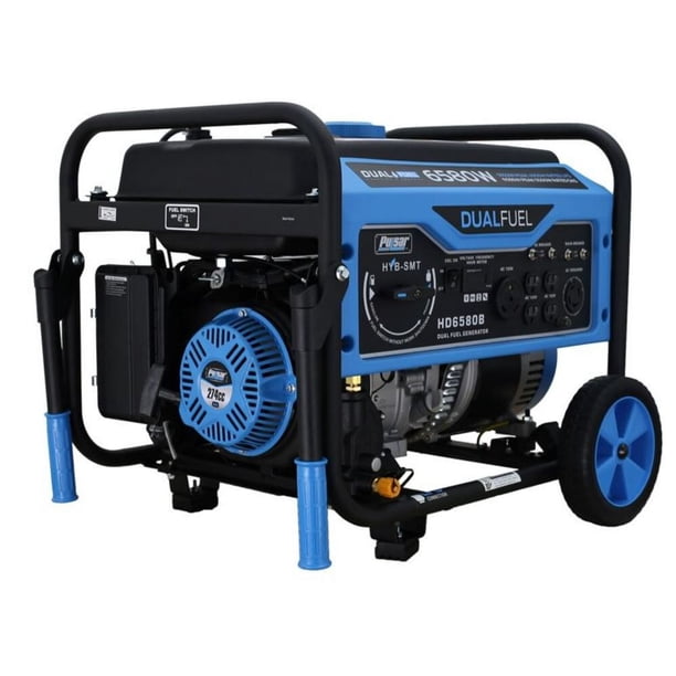Pulsar 6580-Watt Home Power Generator, Dual Fuel, Gasoline/Propane