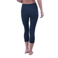 thumbnail image 3 of Vivian's Fashions Capri Leggings - Cotton, Junior Size (Black, 1X), 3 of 3