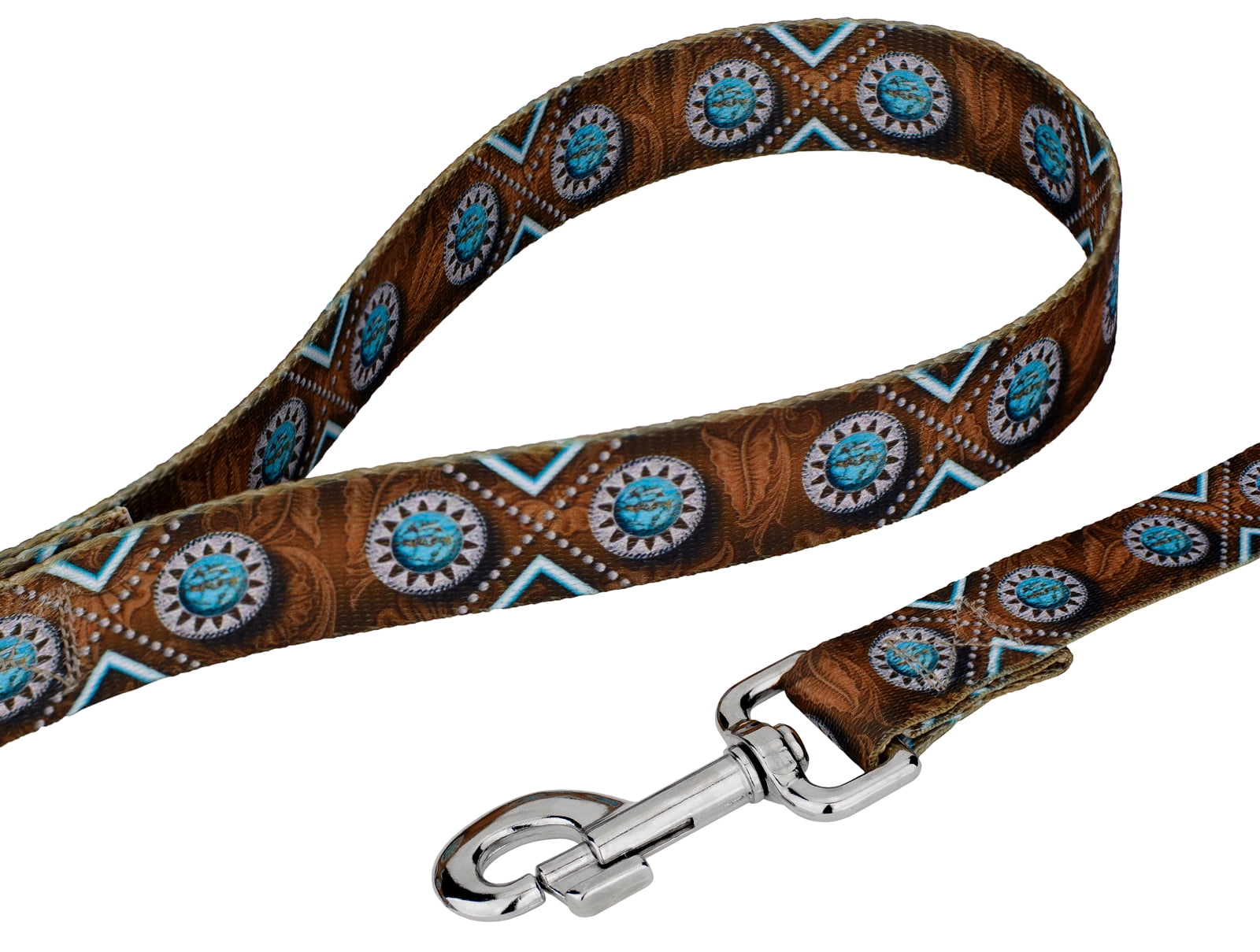 Country Brook Petz® Saddle Up Everyday Dog Collar and Leash, Medium