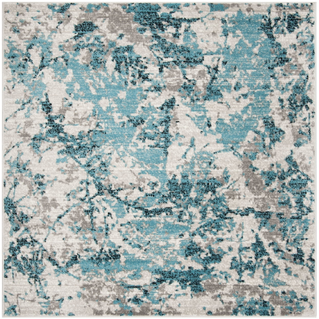 SAFAVIEH Skyler Collection SKY186M Blue / Ivory Rug