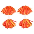thumbnail image 4 of FRCOLOR Cheering Poms with Handle for Cheerleaders Made of Plastic Red Color Great for Sport Cheering 1 Pair, 4 of 8