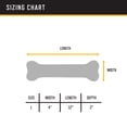 thumbnail image 3 of Browning Pet Training Tool, Durable Dog Toys for Tug and Fetch, Canvas Bone (Browning Gold), Large, 3 of 4