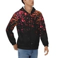 thumbnail image 4 of Zip Up Hoodies for Men - Colorful Sparkling Long Sleeve Comfrt Men'S Fashion Hoodies & Sweatshirts, Jackets for Men Hoodies Pullover Clothing Clothes with Pouch, 4 of 5