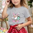thumbnail image 2 of MEZZALL Children Casual Letter Pattern Print Multicolor T-Shirts Round Neck Short Sleeve Tshirts, Grey, 8-9 Years, 2 of 4