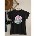 thumbnail image 3 of Manga Couple Shy Girlfriend T-Shirt Women -Image by Shutterstock, Female Small, 3 of 4