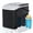 Black, variant on CONCETTA Countertop Ice Maker, 9pcs in 6 Mins, 26lbs/24H ,Bullet Ice Maker with Ice Scoop and Basket, White