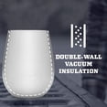thumbnail image 3 of Vaso de vino YETI Rambler, 300 ml, con aislamiento al vacío, blanco, 3 of 6